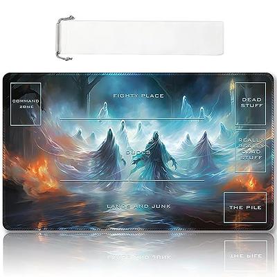 mtg playmat with zones