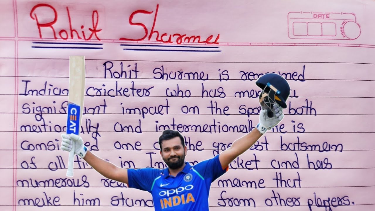 my favourite player rohit sharma essay in english