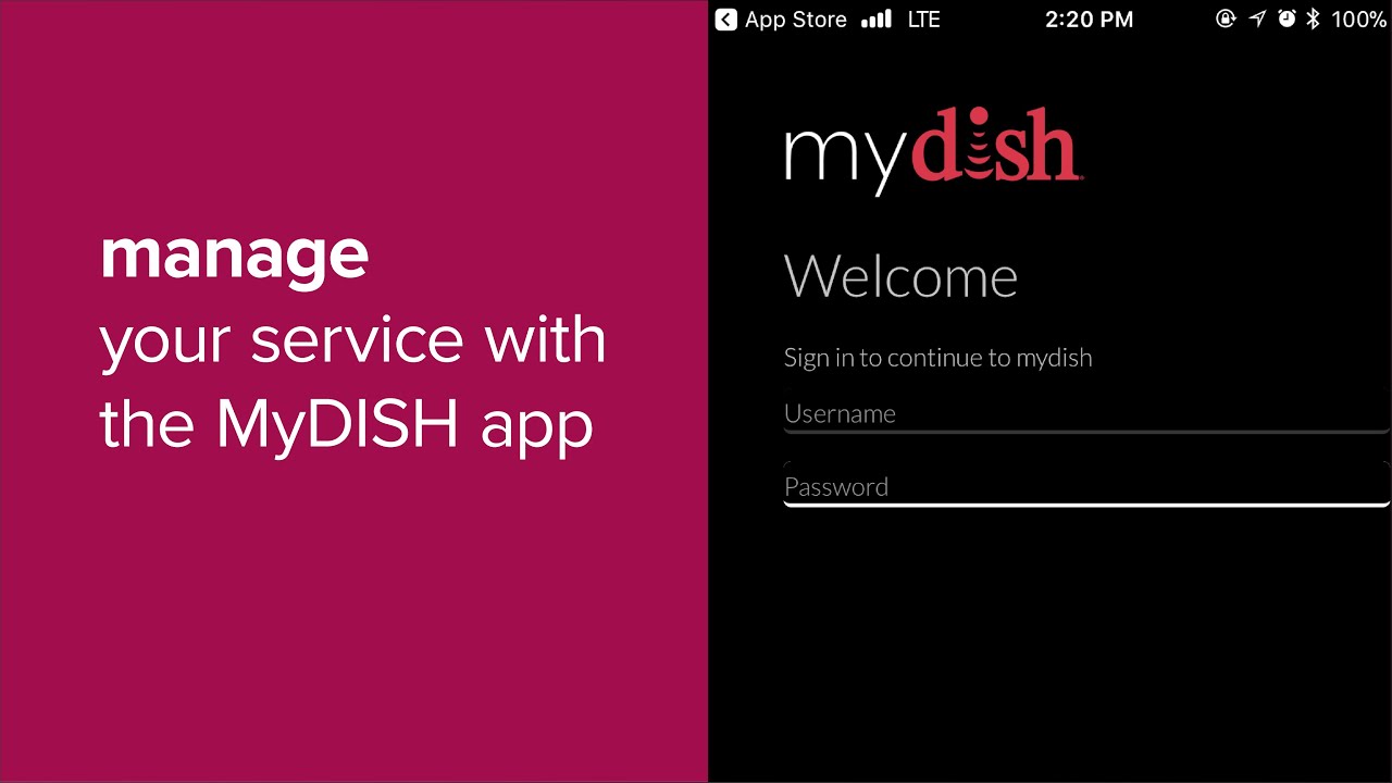 mydish login