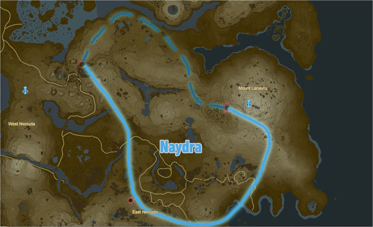 naydra location