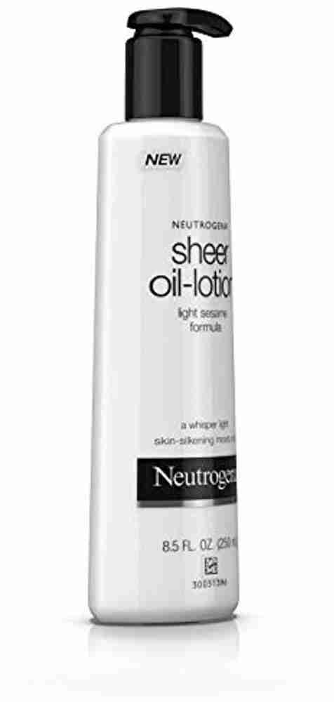 neutrogena moisturizing sheer body oil lotion