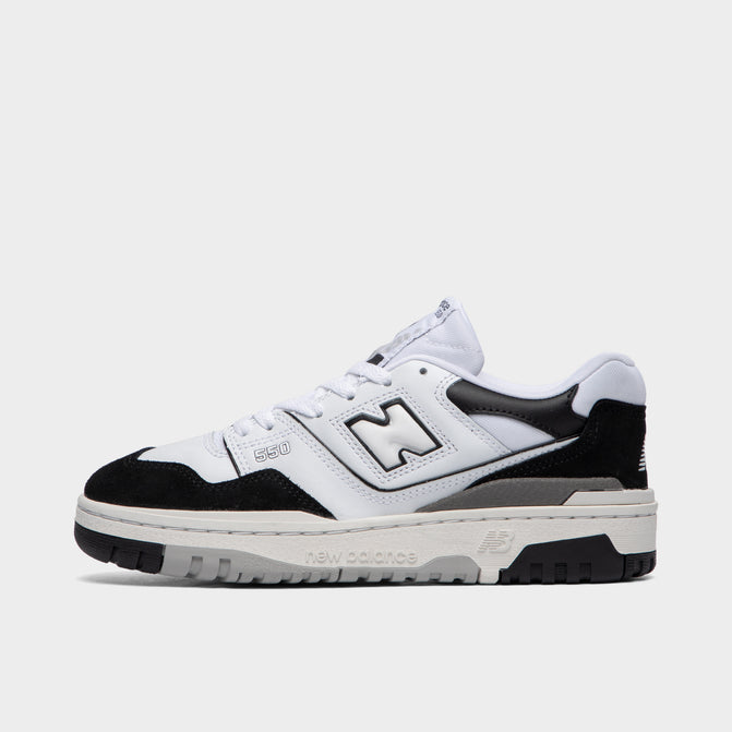 new balance black and white junior