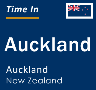 new zealand auckland current time