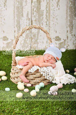 newborn easter photo ideas