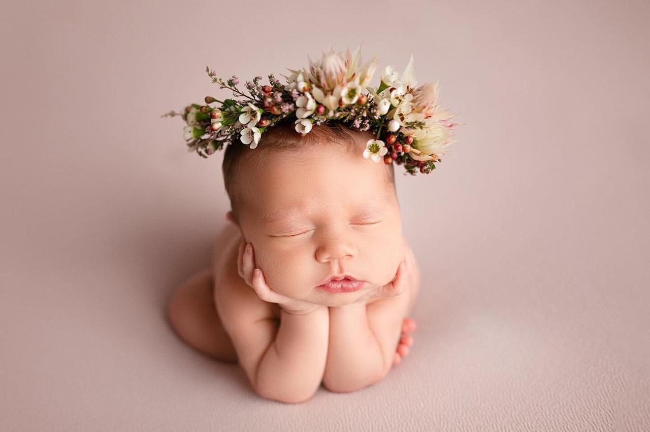 newborn flower crown