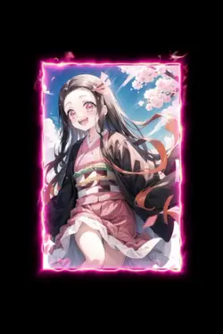 nezuko breathing night animation