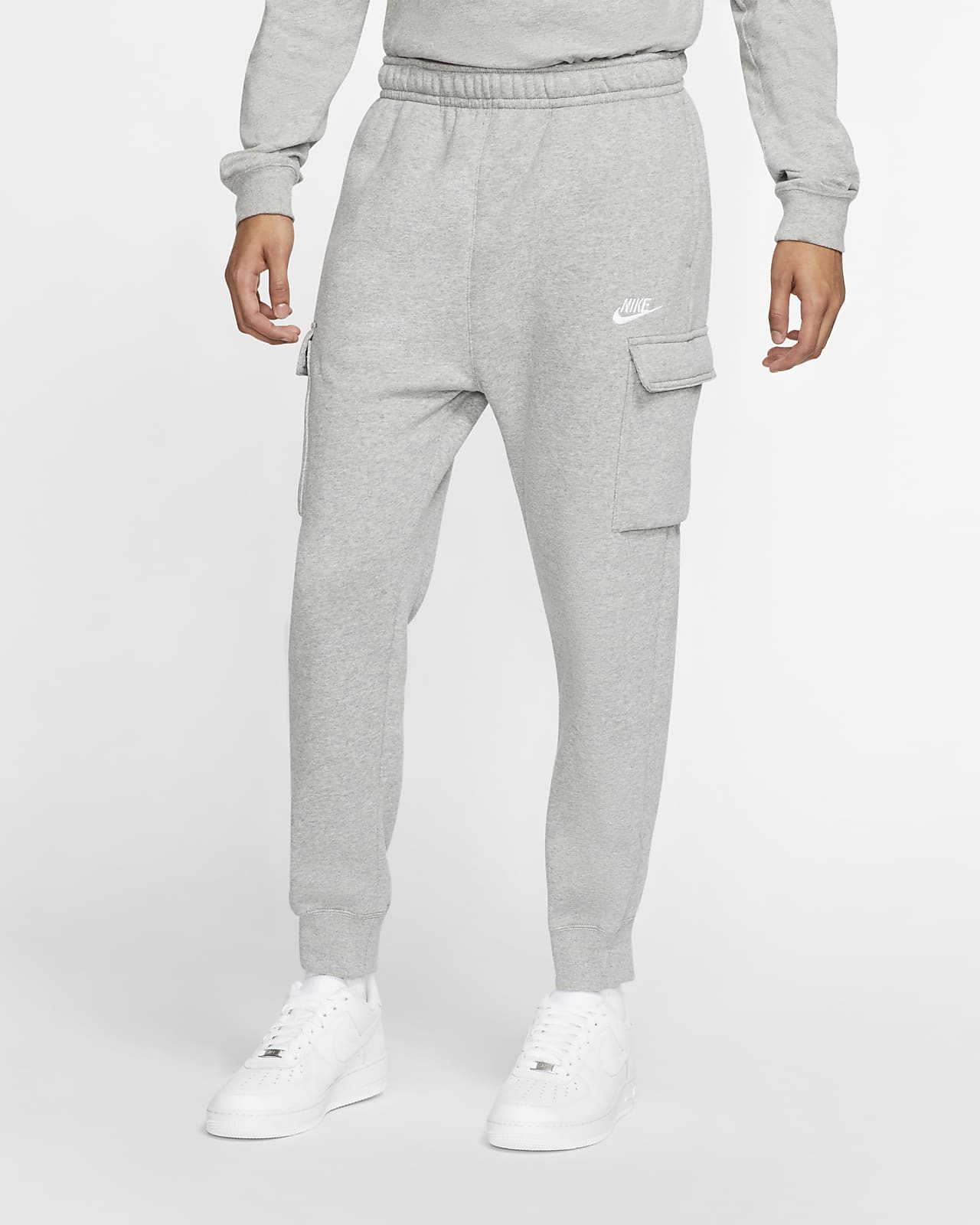 nike athletic fleece cargo joggers