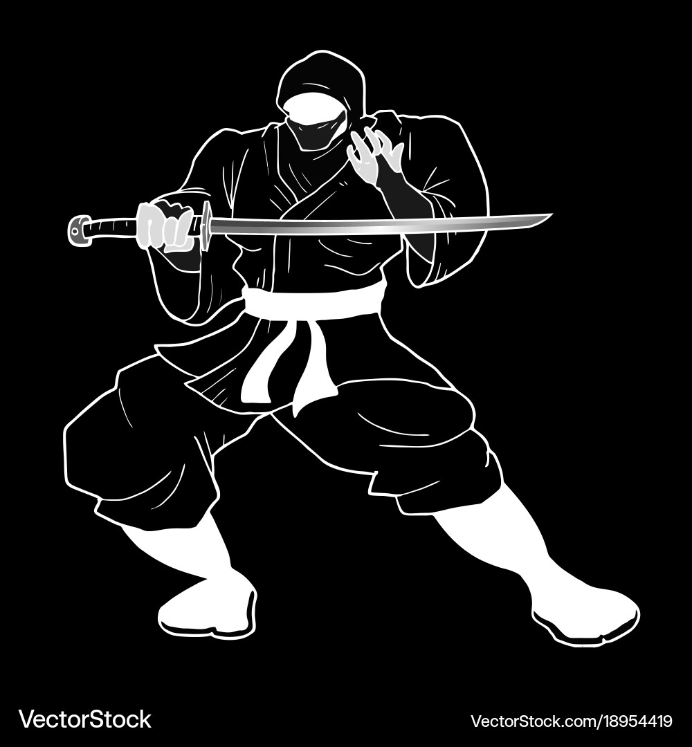 ninja vector art