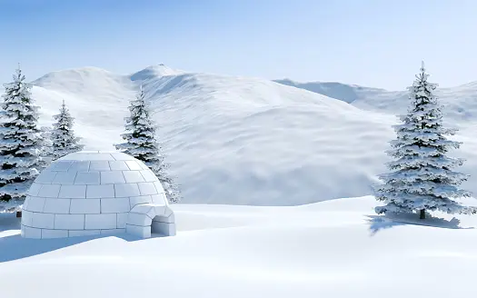 north pole background realistic