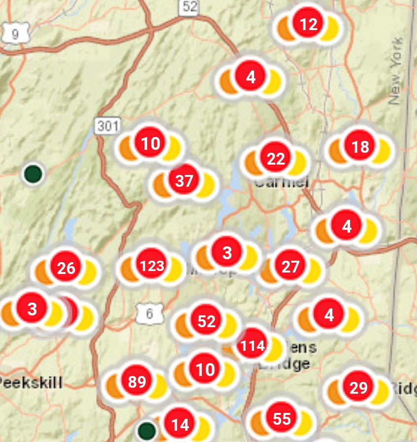 nyseg power outages ny