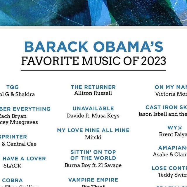 obama 2023 spotify wrapped