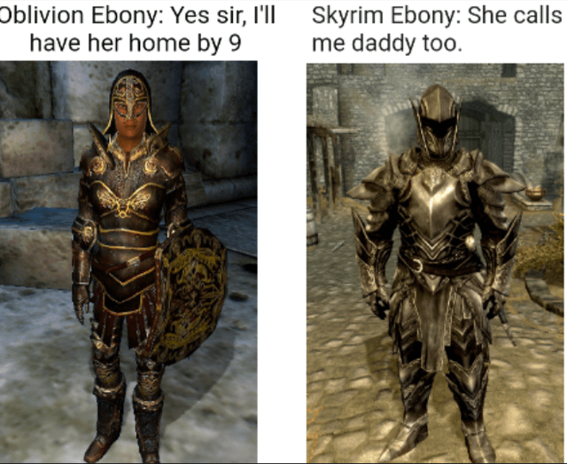 oblivion light vs heavy armor