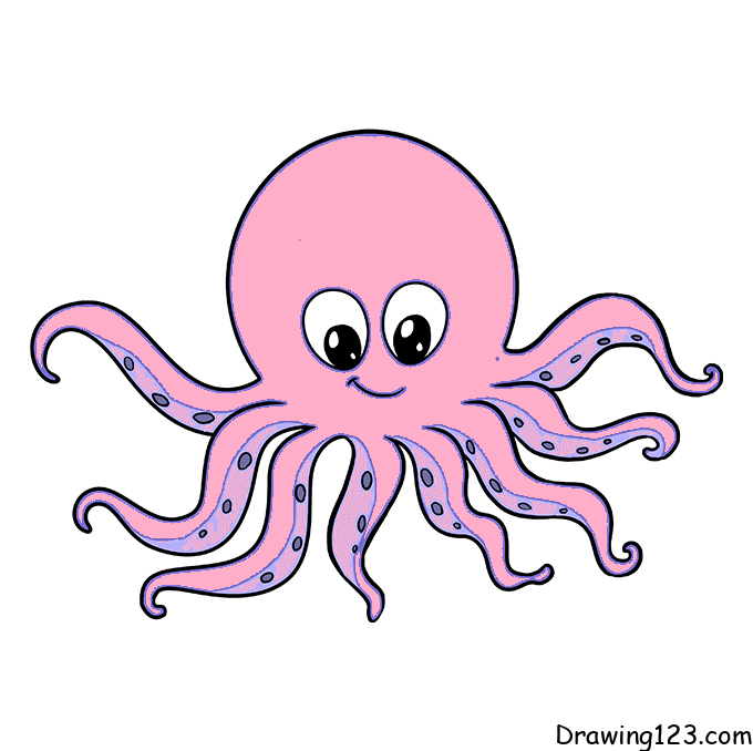 octopus pictures to draw