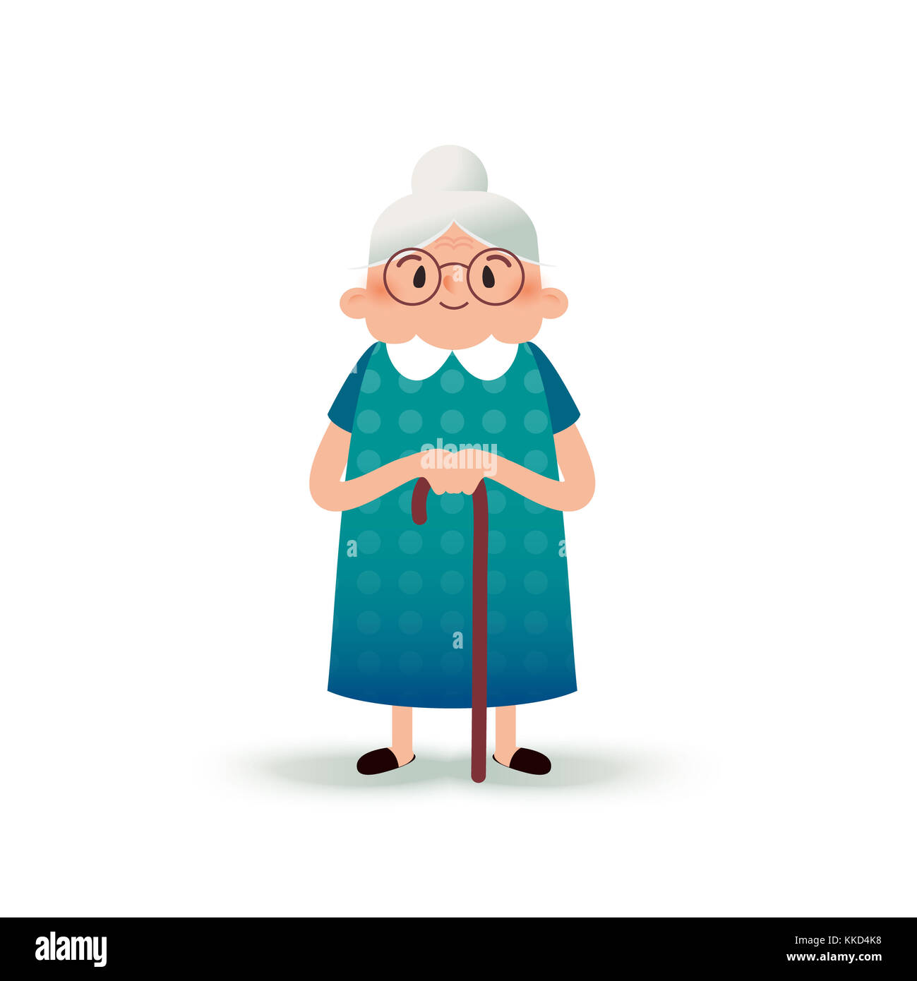 old lady cartoon images