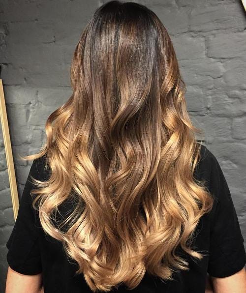 ombre hair dark to blonde