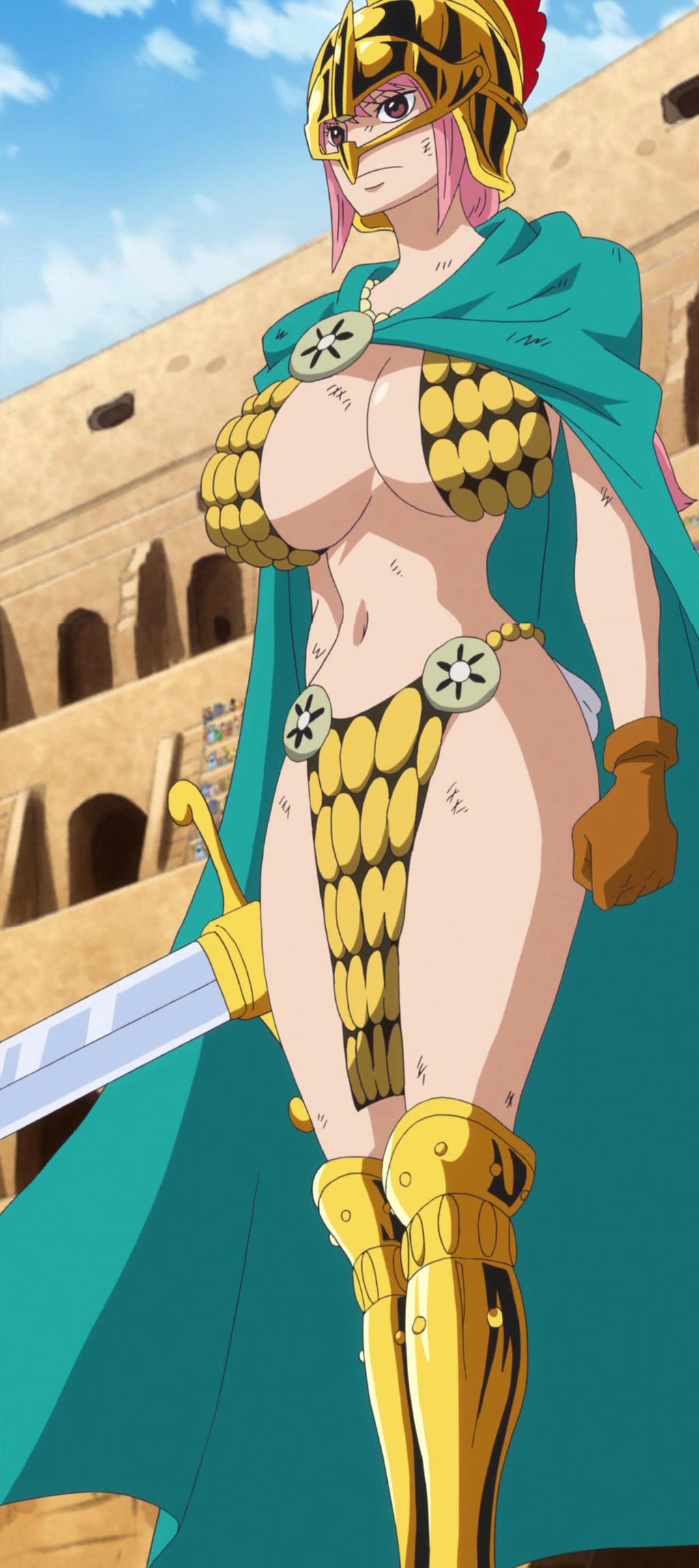 one piece rebecca boobs