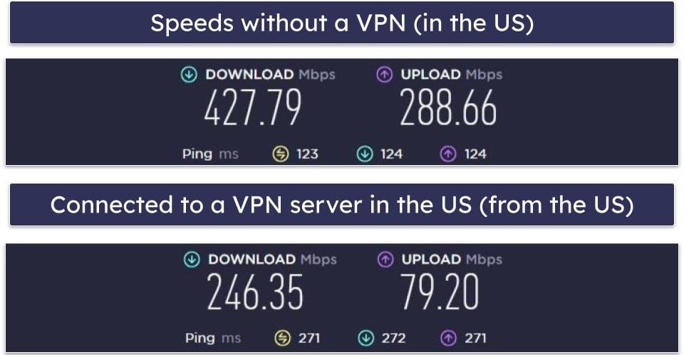 opera vpn speed