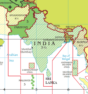 pacific standard time to indian standard time