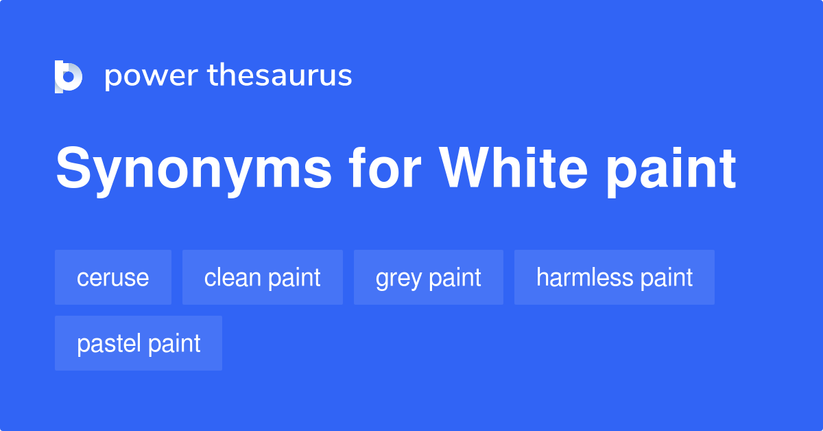 paint synonym