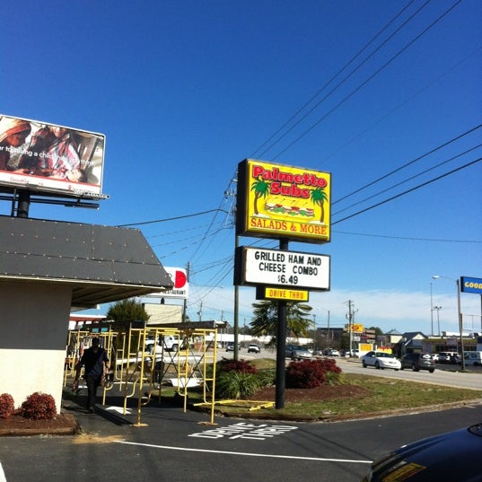 palmetto subs west evans street