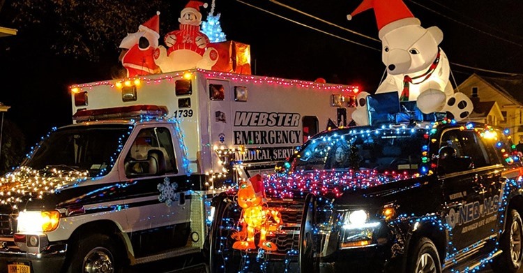 parade of lights webster ny