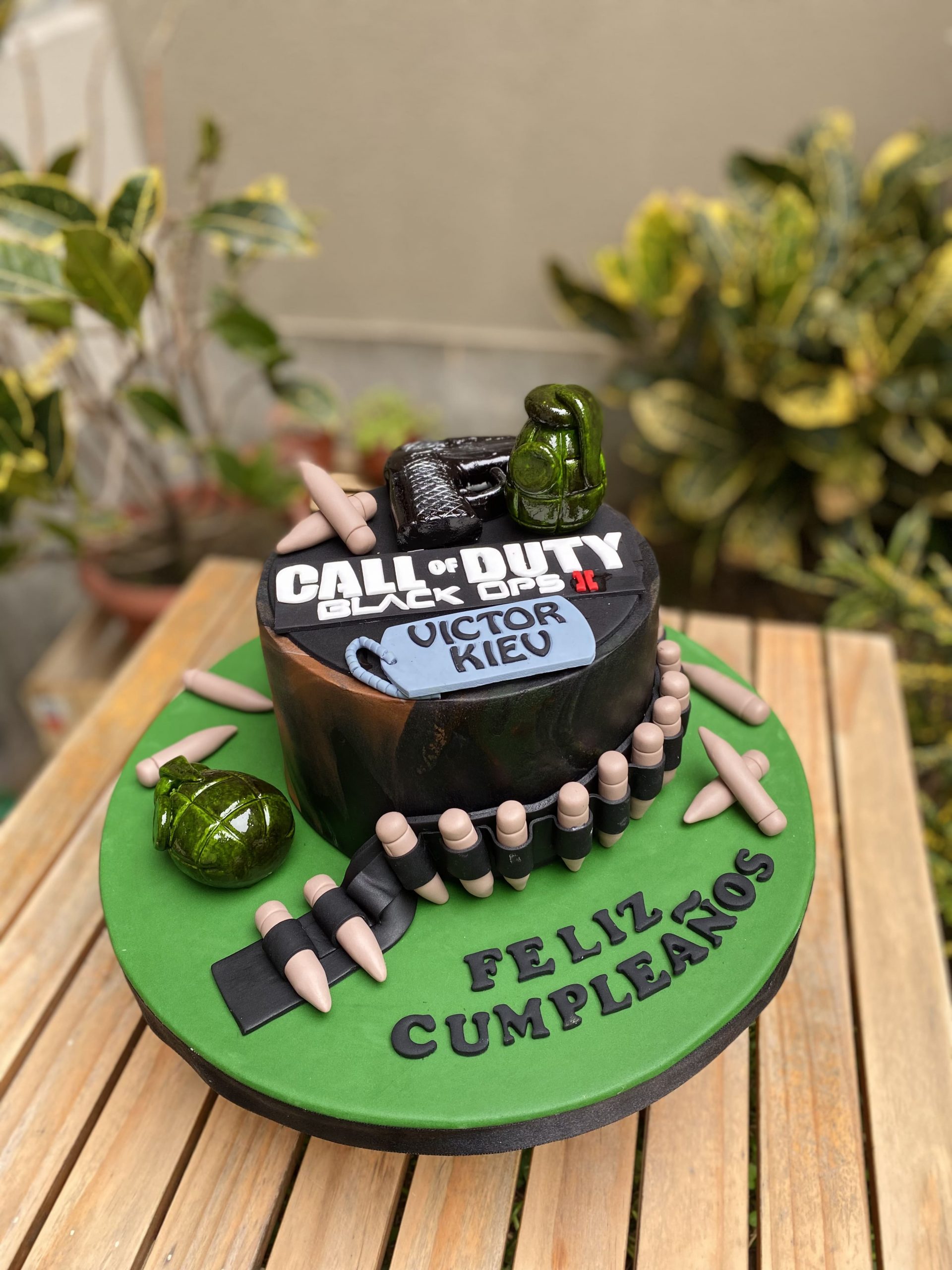 pastel de call of duty