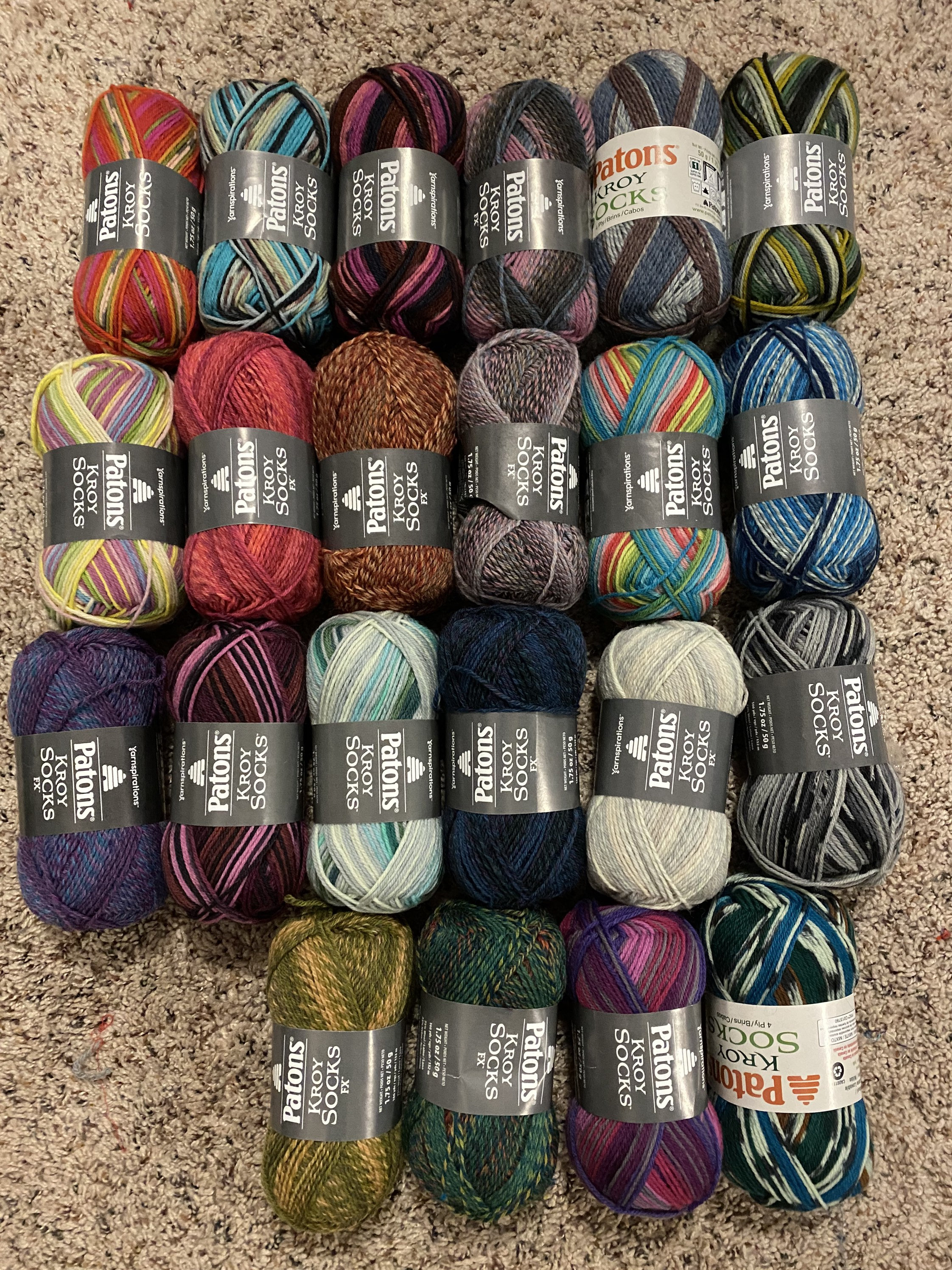 patons sock yarn