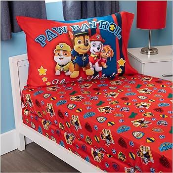 paw patrol toddler bedding