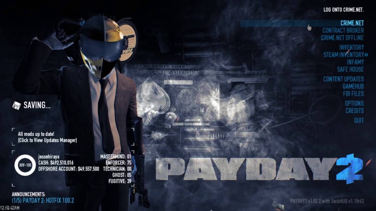 payday 2 offshore account