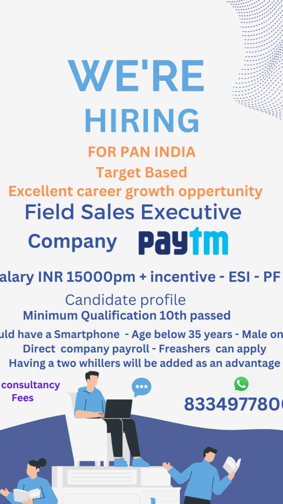 paytm sales executive salary