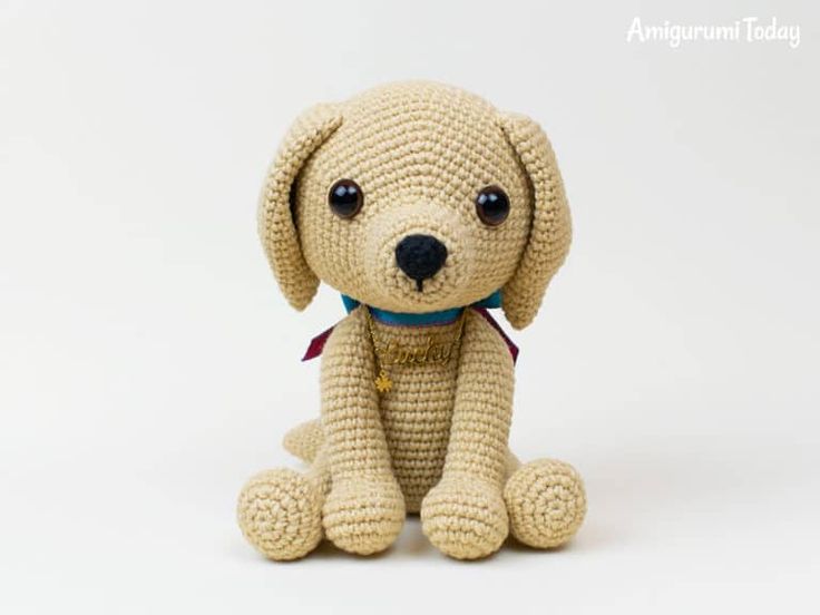 perro amigurumi