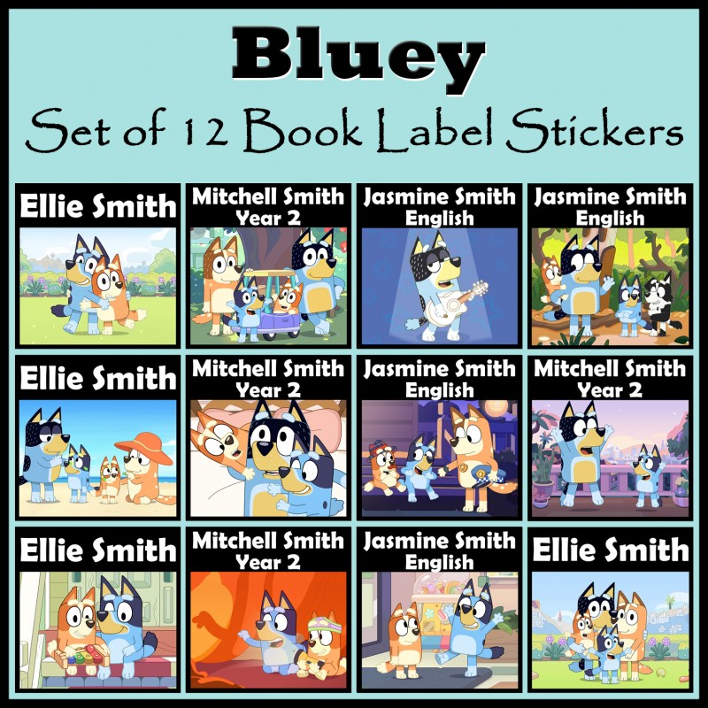 personalised bluey book