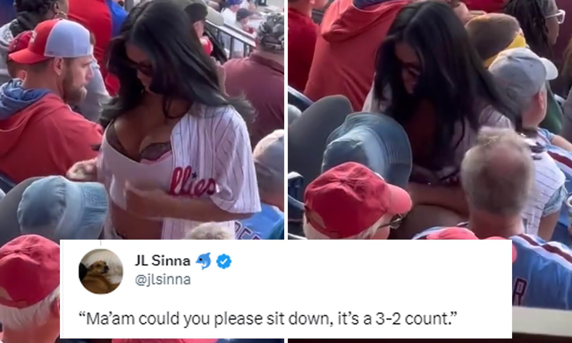 phillies fan lap dance