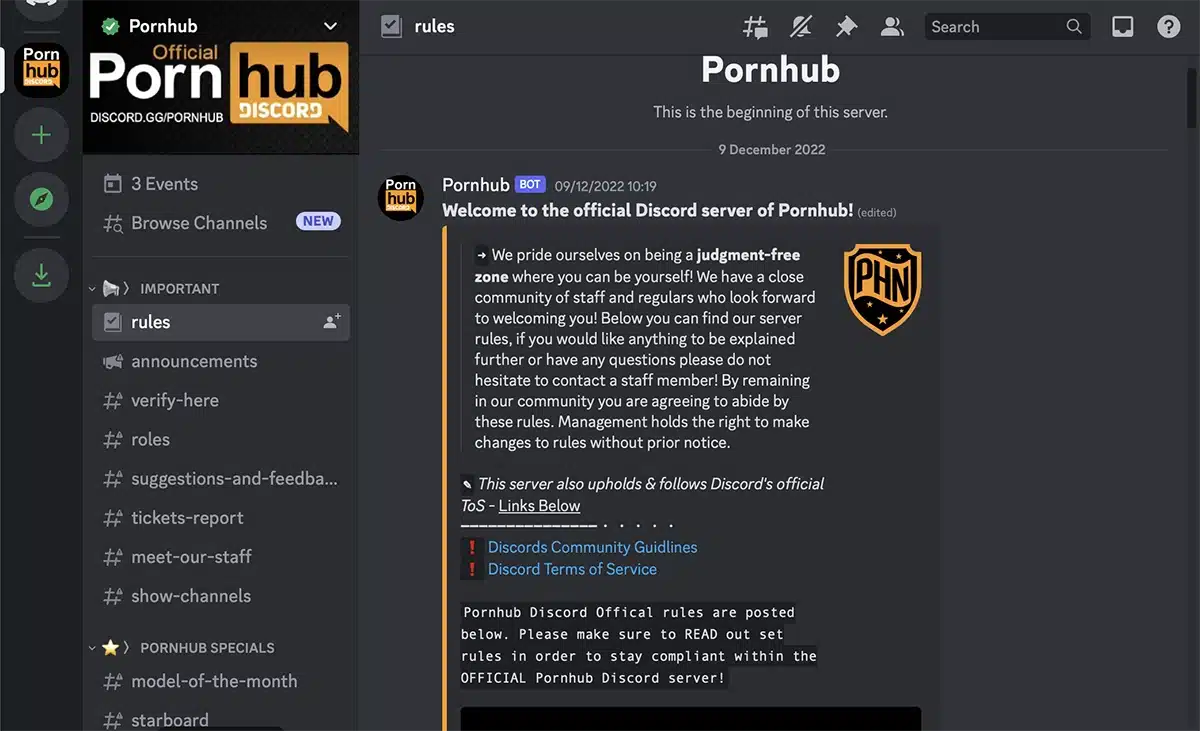 phub discord