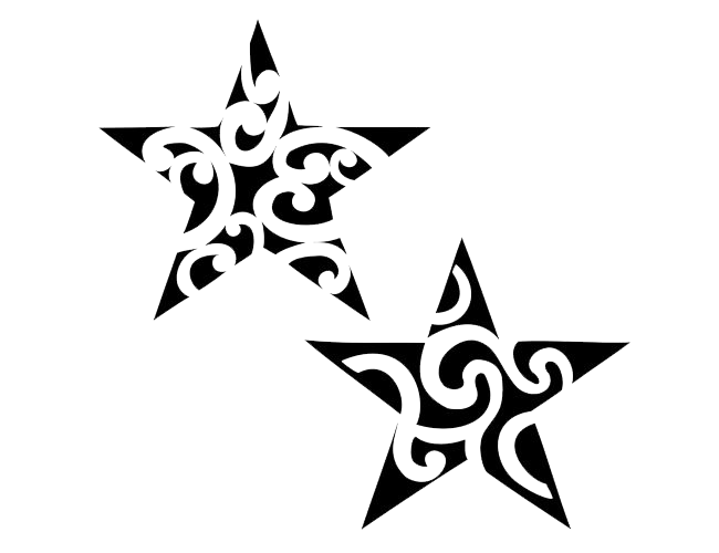 picsart star tattoo png