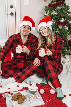 pijamas de parejas navideñas