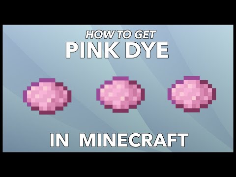 pink dye minecraft