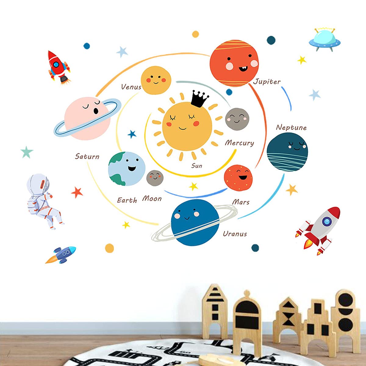 planet wall decals