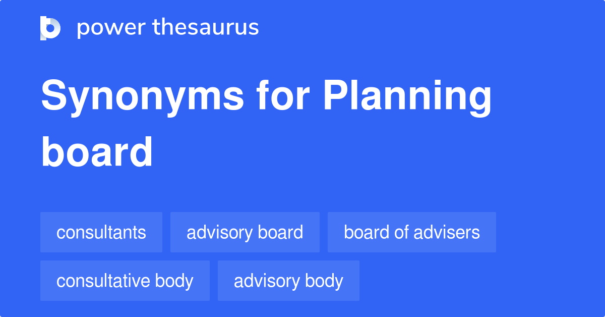 planning synonyms