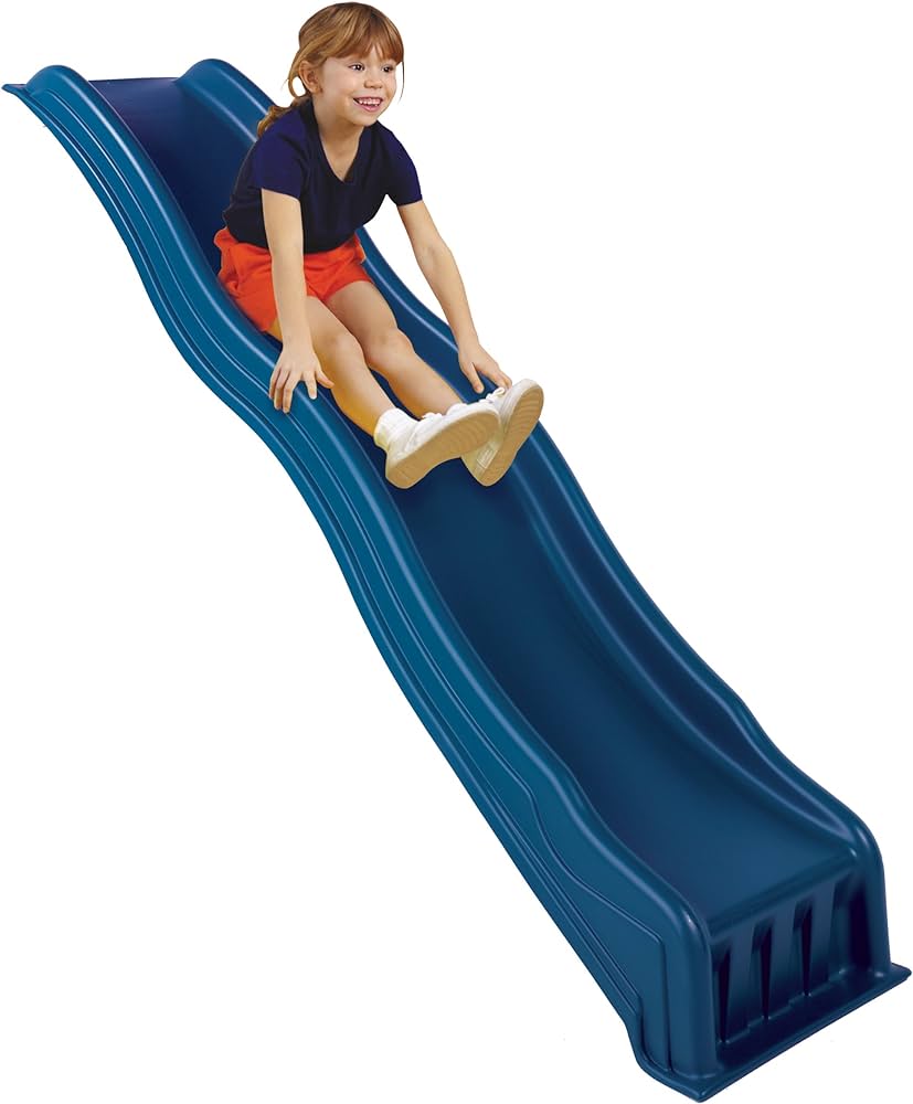 plastic kiddie slide