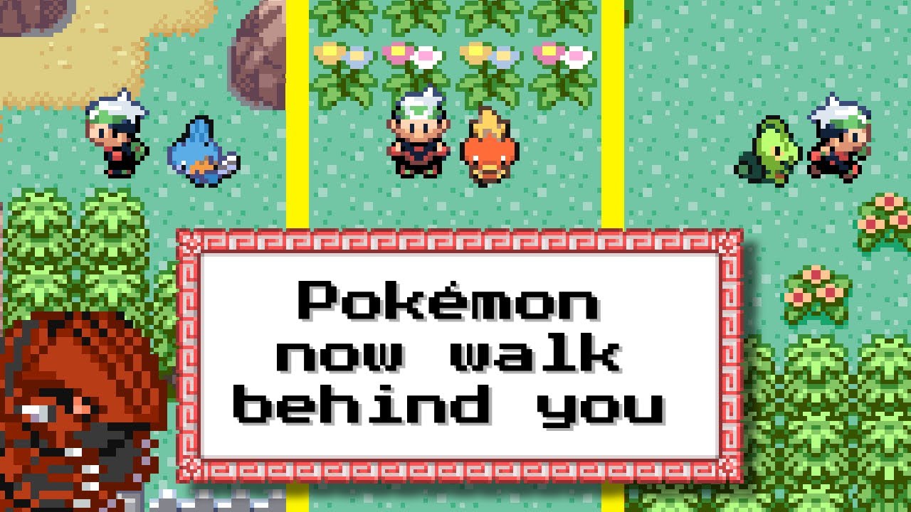 pokemon following emerald