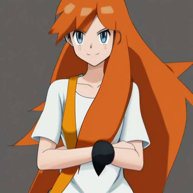 pokemon misty long hair