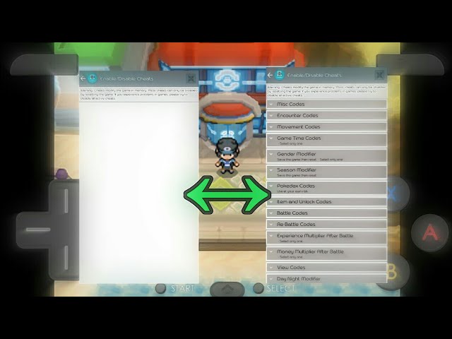 pokemon moon black 2 cheats drastic