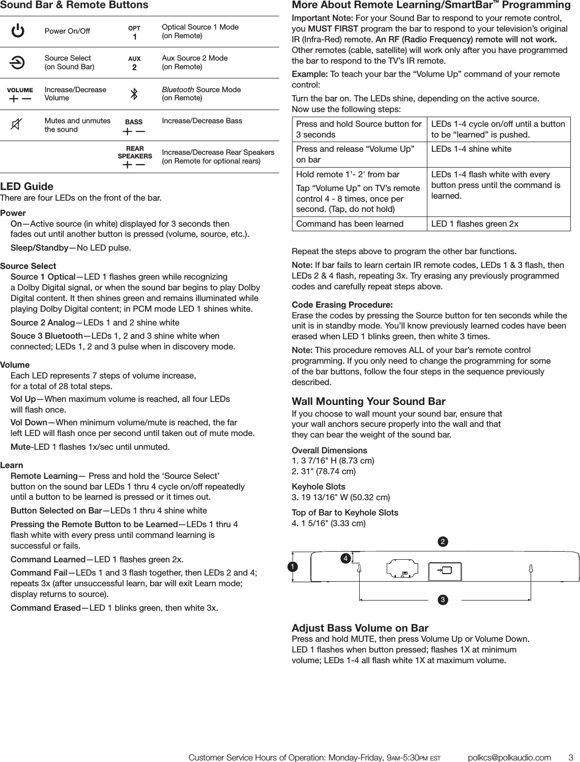 polk dsb1 soundbar manual