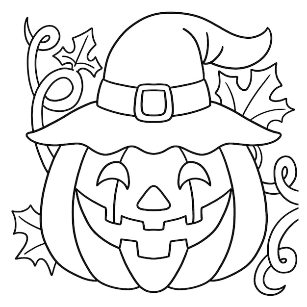 portadas de halloween para colorear