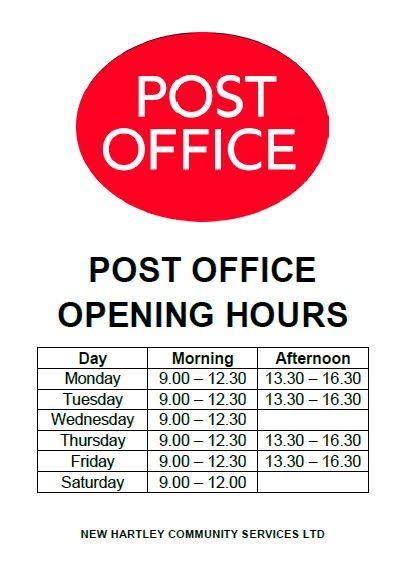 post office closing time