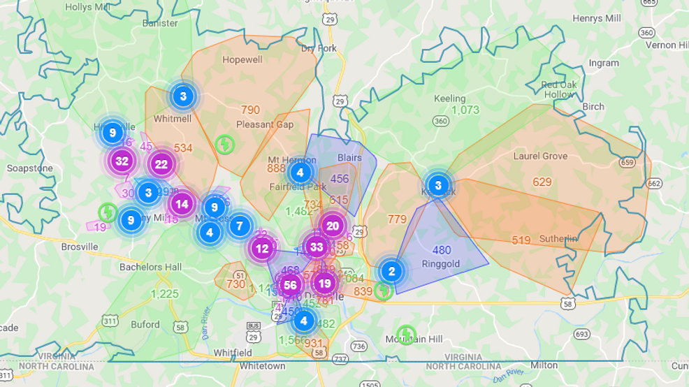 power outage danville virginia