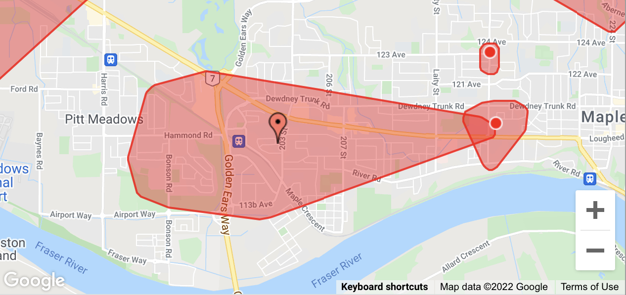 power outage in pitt meadows