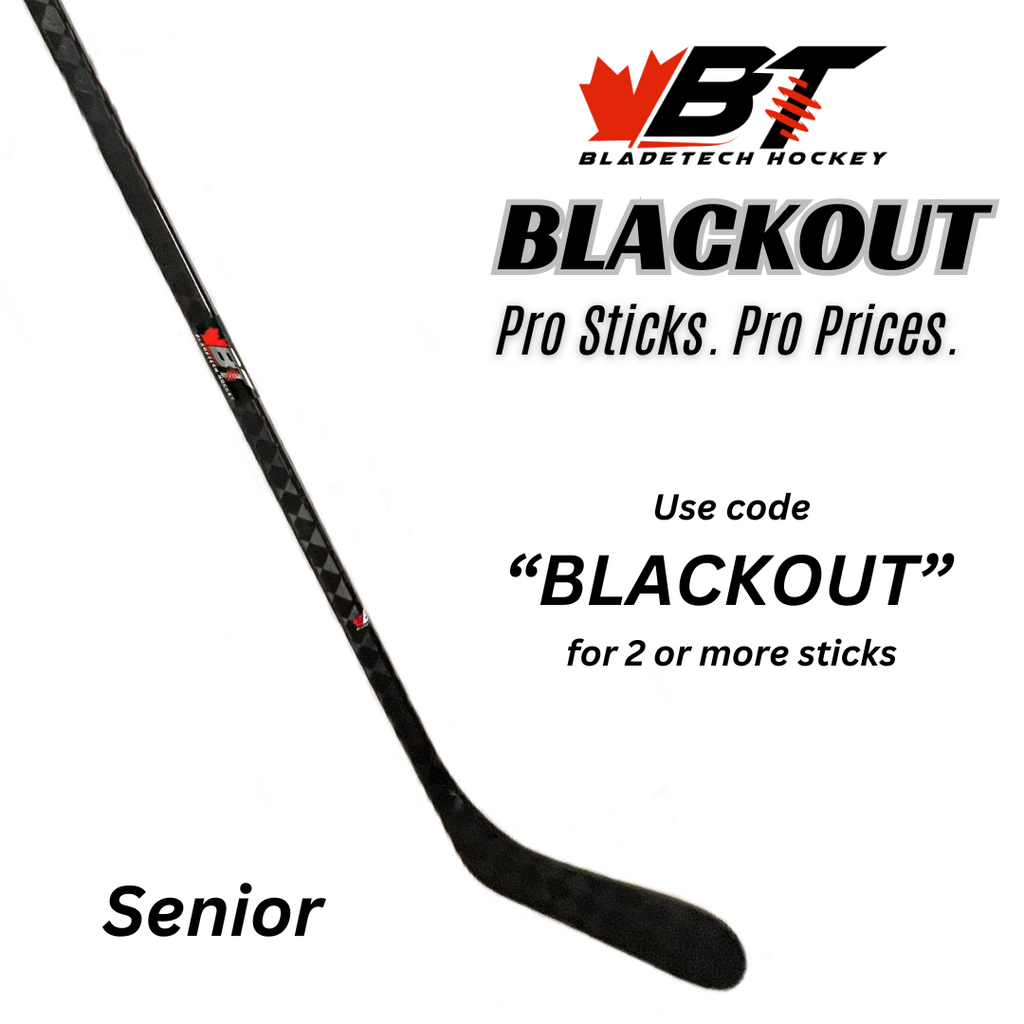 pro blackout hockey stick