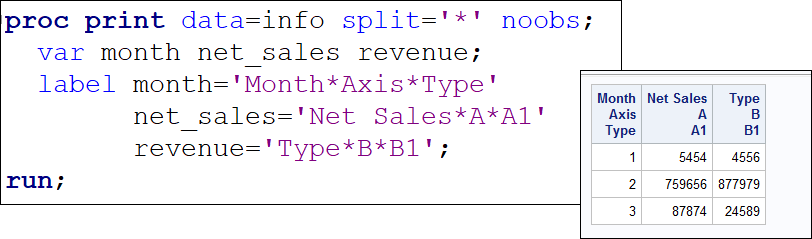 proc sql format character